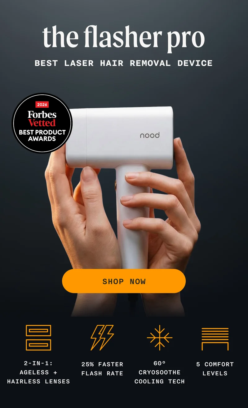the flasher pro - Forbes Vetted - Best Product Awards - Best Laser Hair Removal Device - SHOP NOW