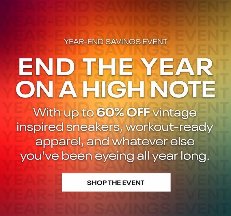 Year End Savings Event up to 60% OFF