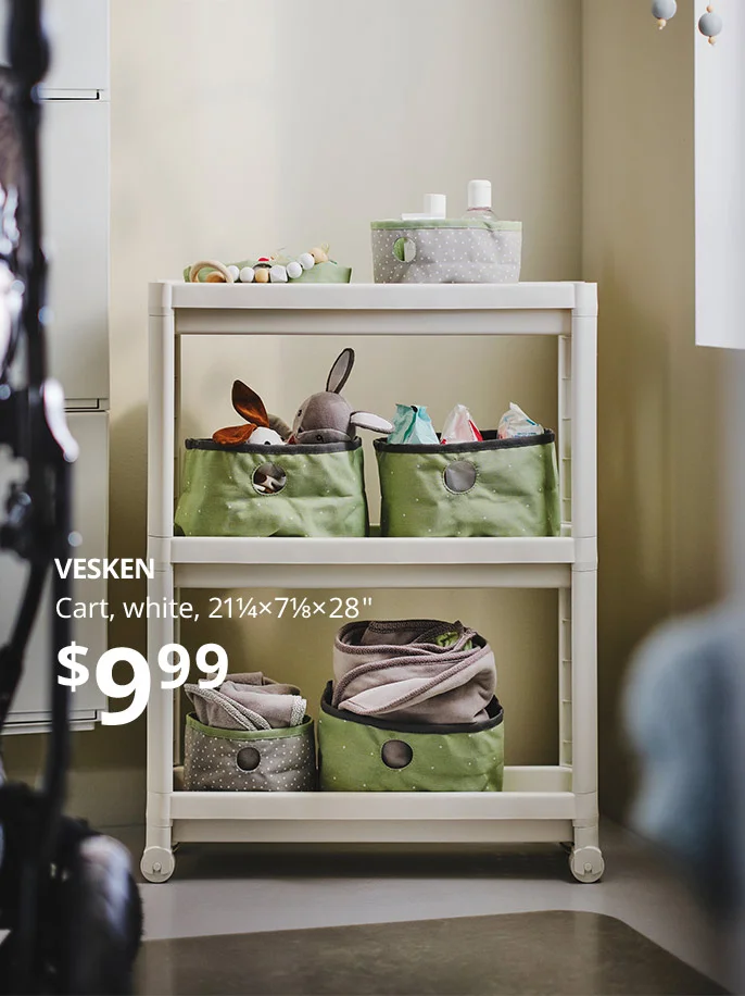 VESKEN Cart, white
