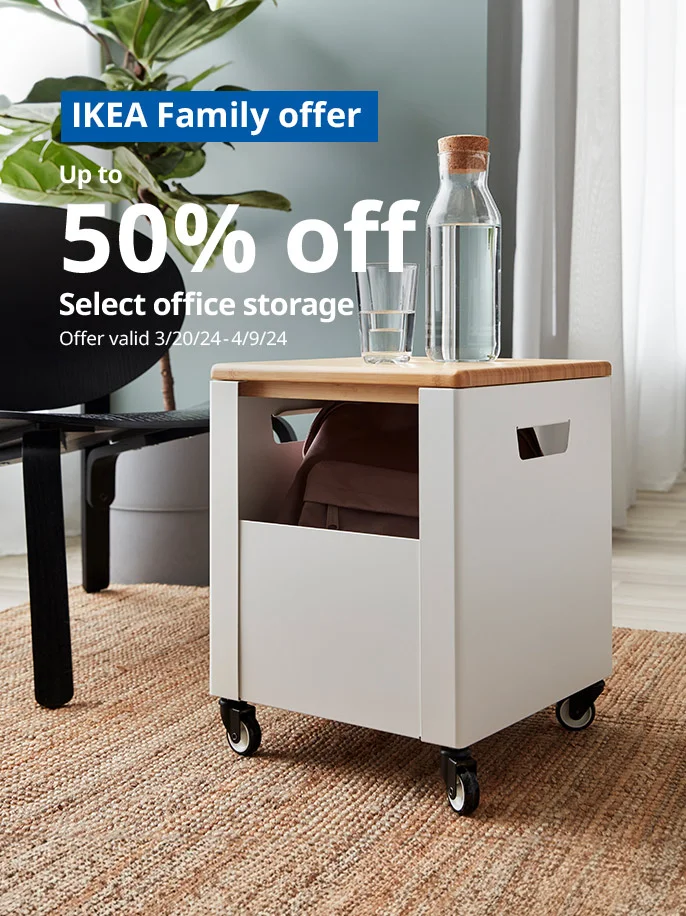 Up to 50% off select office storage