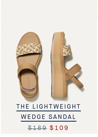 THE LIGHTWEIGHT WEDGE SANDAL