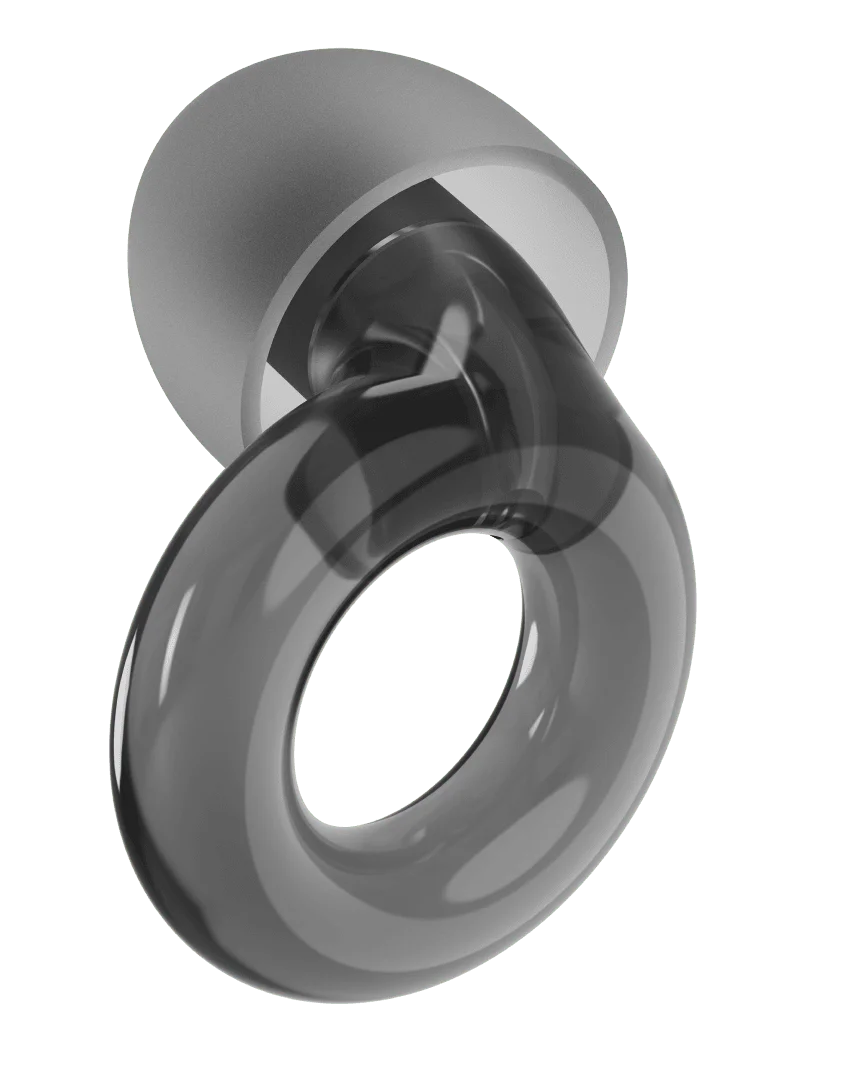 A Loop Engage earplug in Dusk.
