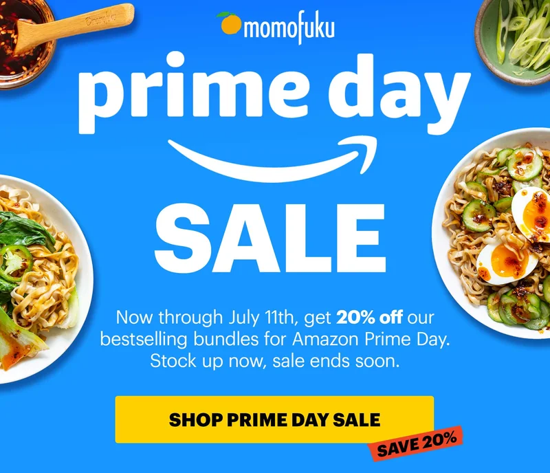 PRIME DAY SALE: Now through July 11th, get 20% off our bestselling bundles for Amazon Prime Day. Stock up now, sale ends soon. CTA: SHOP PRIME DAY SALE. SAVE 20%