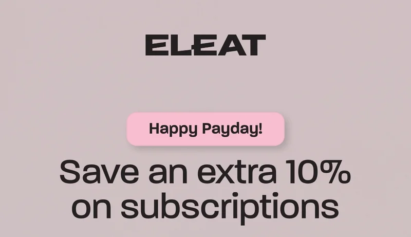 Happy Payday! Save an extra 10% on subscriptions
