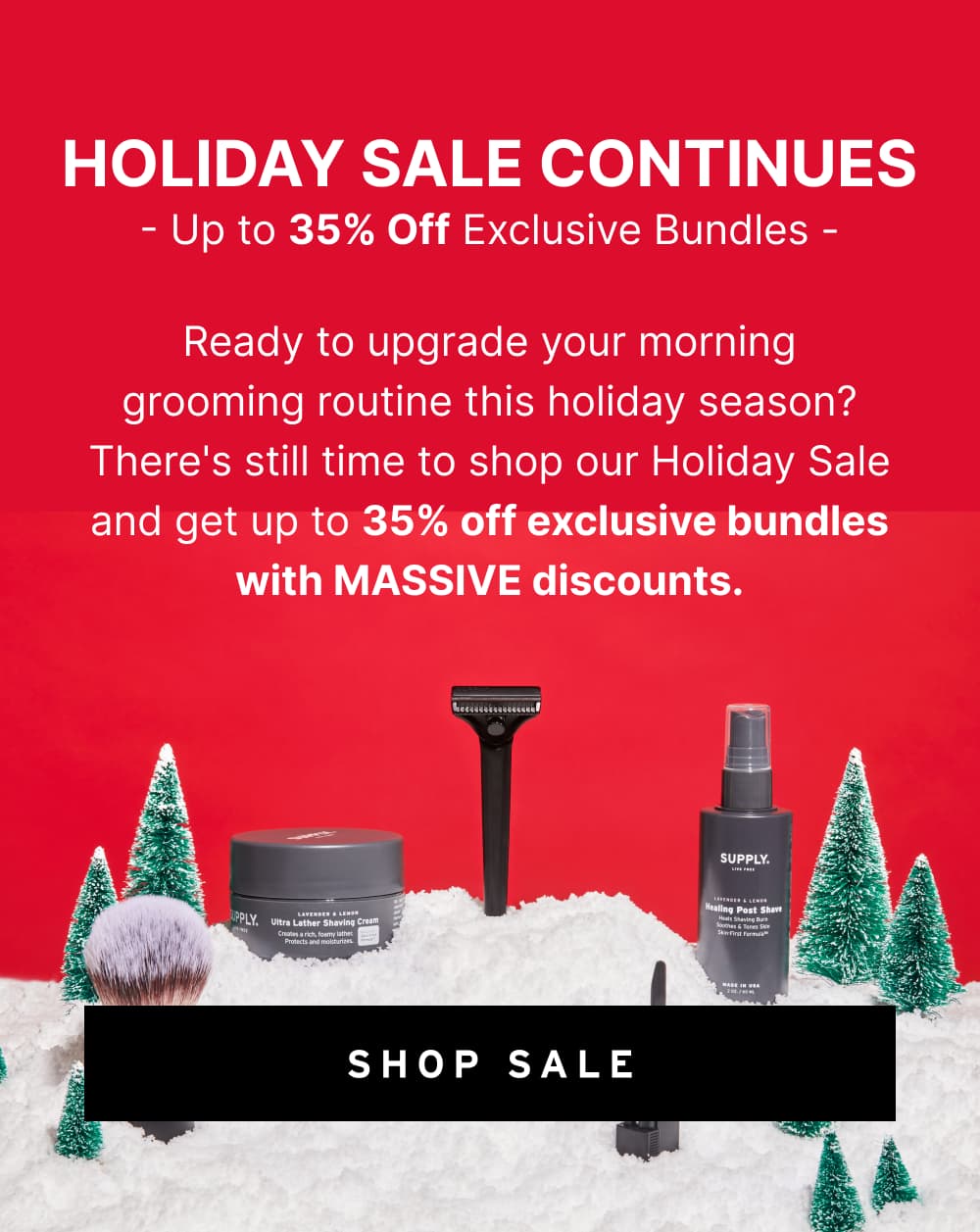 Holiday sale continues
