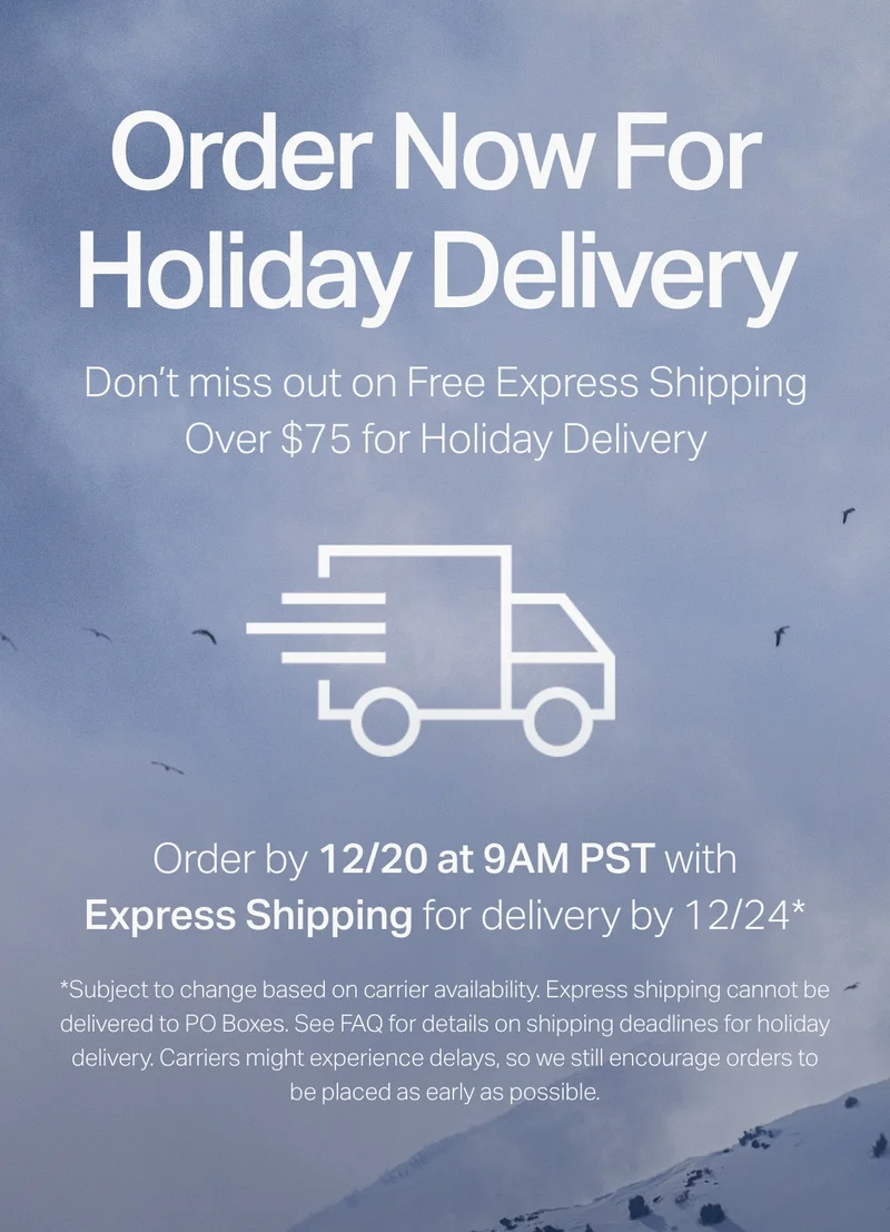 Order Now For Holiday Delivery