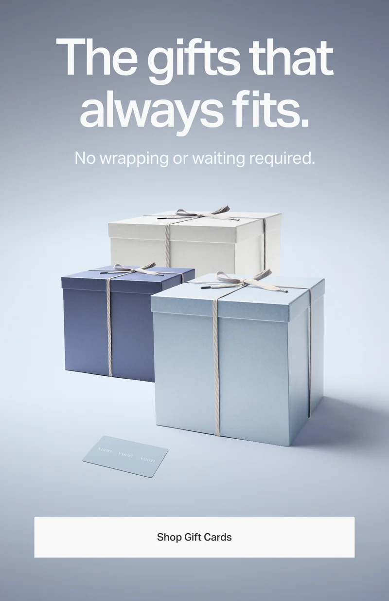 The gift that always fits.