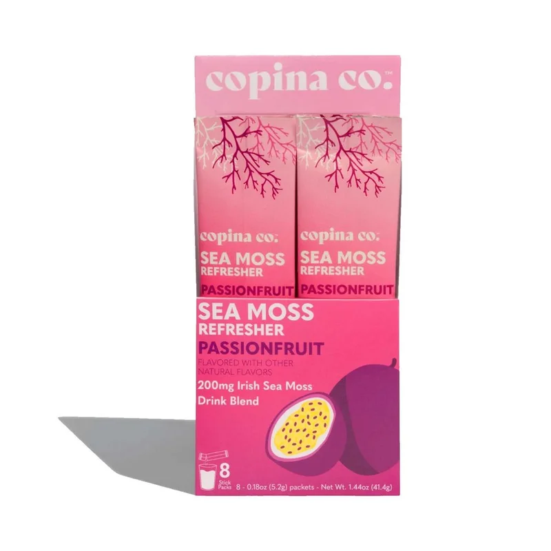 Image of Passionfruit Sea Moss Refresher 8 Stick Carton
