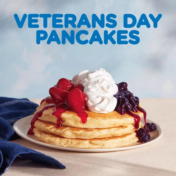 FREE Veterans Day Pancakes