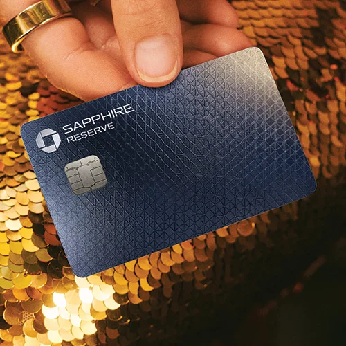 Image of Chase Sapphire Reserve card.