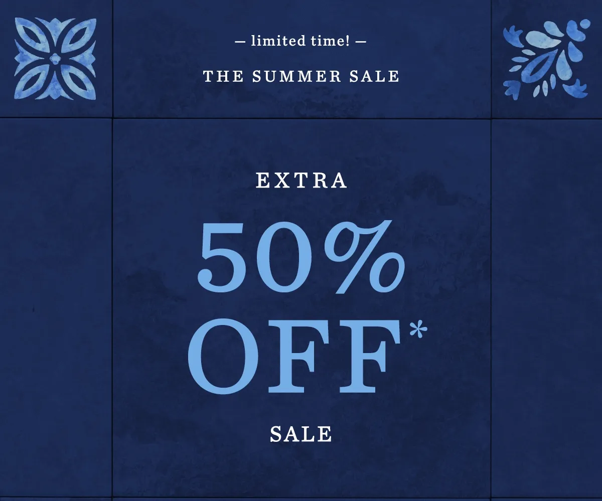 limited time! the summer sale, extra 50% off sale