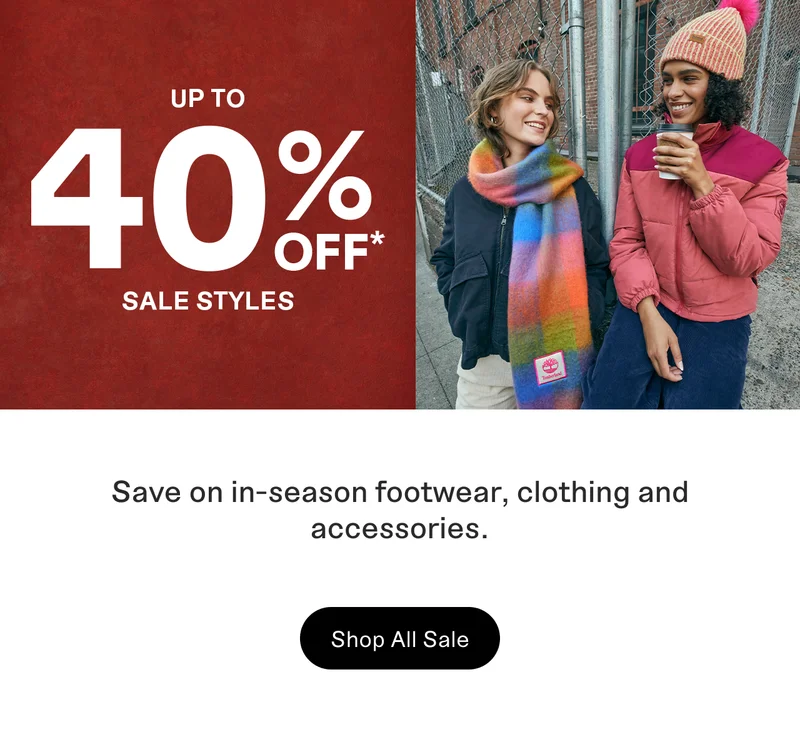 Up to 40% off. Sale Styles. Save on in-season footwear, clothing and accessories. Shop All Sale.