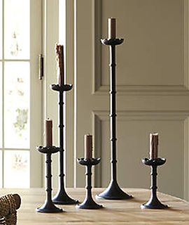 Chambers Scalloped Taper Candle Holders