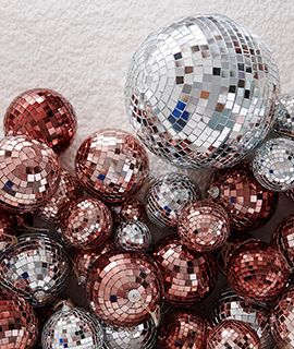 Stevey Disco Ball Ornaments by Leanne Ford