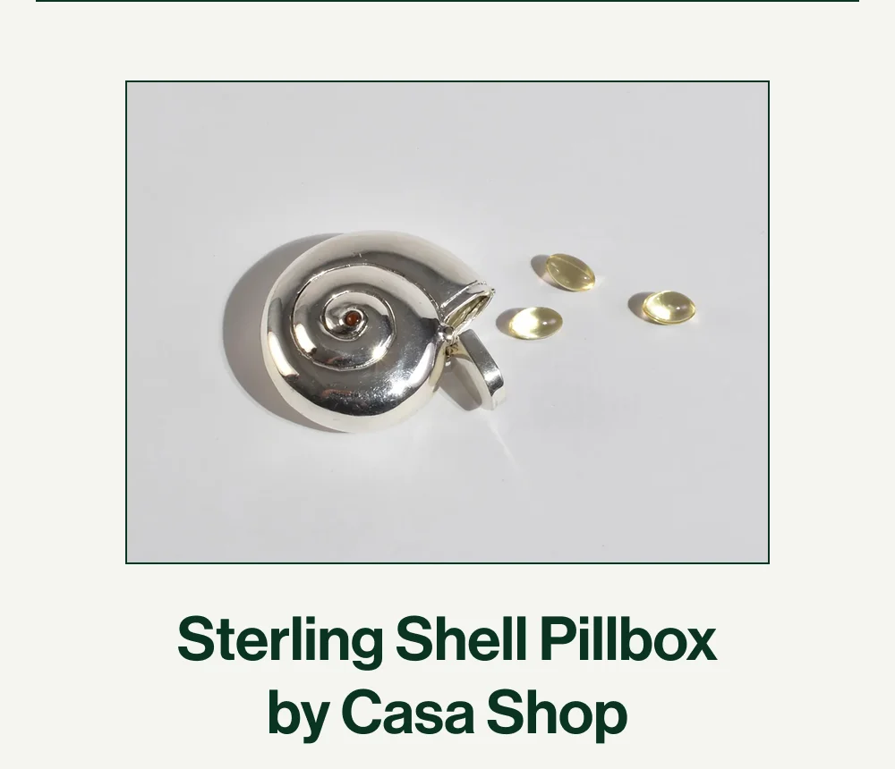 Sterling Shell Pillbox by Casa Shop