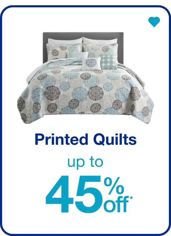Printed Quilts — Shop Now!