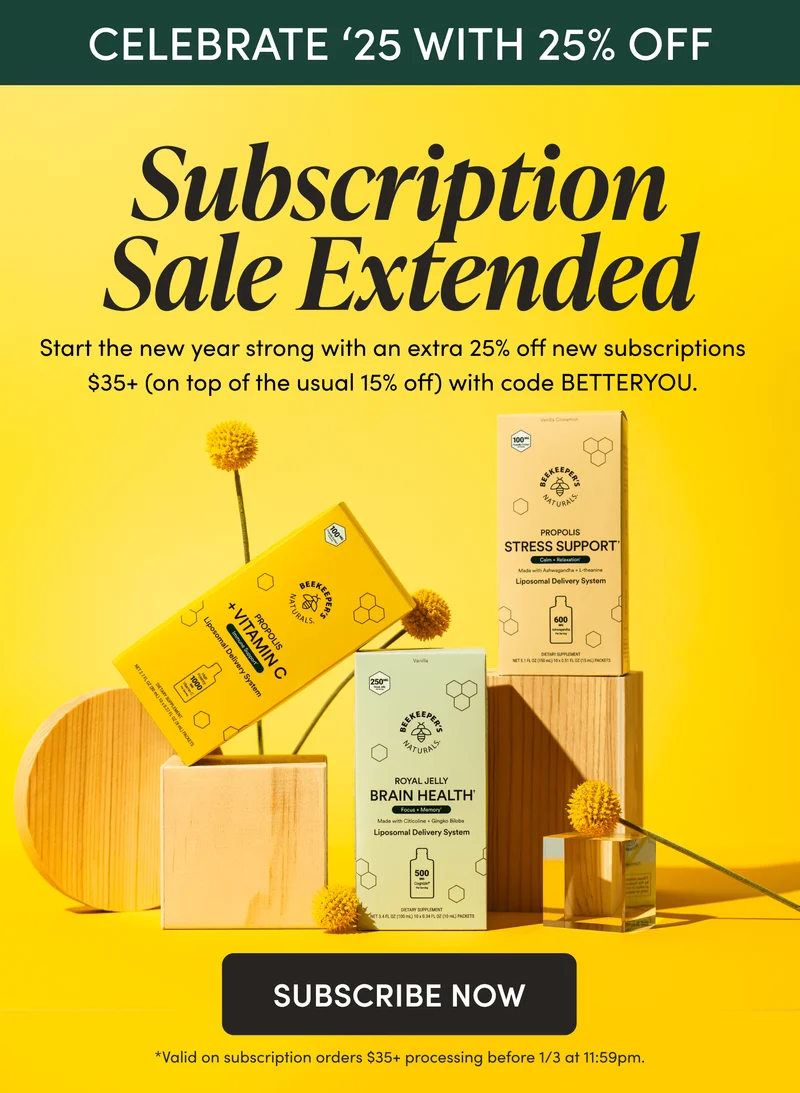 SUBSCRIPTION SALE EXTENDED          Celebrate ‘25 with 25% Off           Start the new year strong with an extra 25% off new subscriptions $35+ (on top of the usual 15% off) with code BETTERYOU.