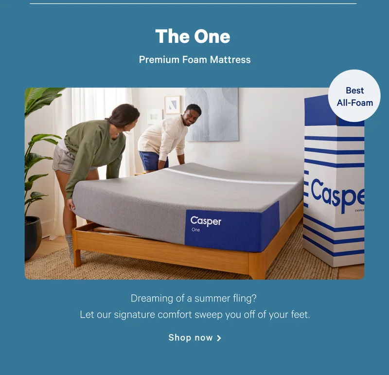 The One Premium Foam Mattress >> Shop now >>
