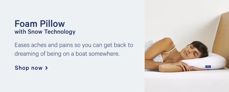 Foam Pillow with Snow Technology >> Shop now >>