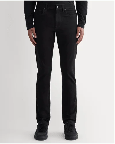 Image | The Slim 4-Way Stretch Organic Jean | Uniform | Black