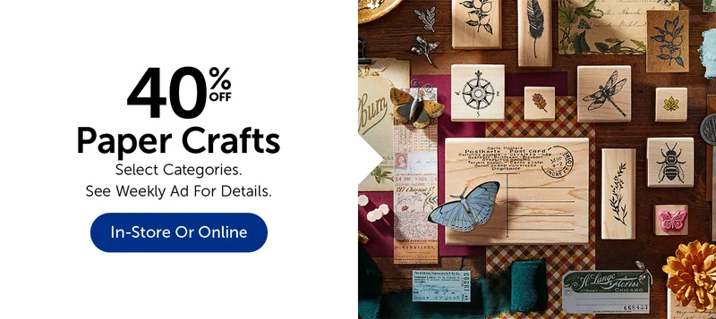 40% Off Paper Crafts