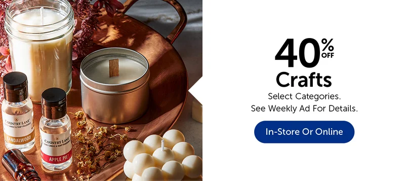 40% Off Crafts