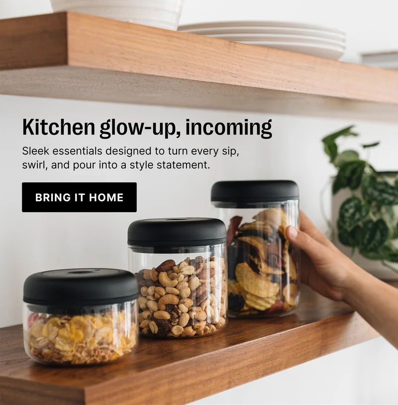 Kitchen glow-up, incoming - Sleek essentials designed to turn every sip, swirl, and pour into a style statement - Bring It Home