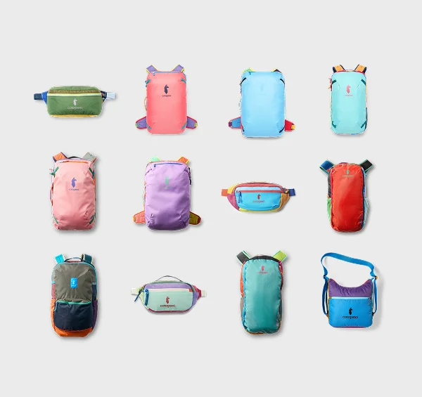 Different bags of Cotopaxi