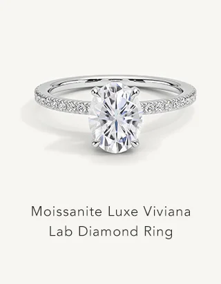 Moissanite Luxe Viviana Lab Diamond Ring