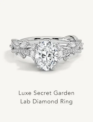 Luxe Secret Garden Diamond Lab Diamond Ring
