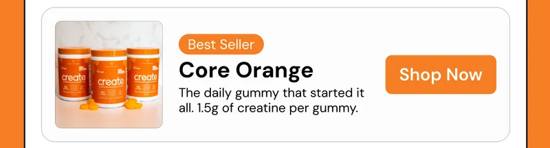 Core Creatine Gummies - Orange