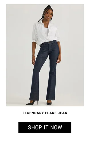Women's Legendary Flare Jean in Indigo Warrior