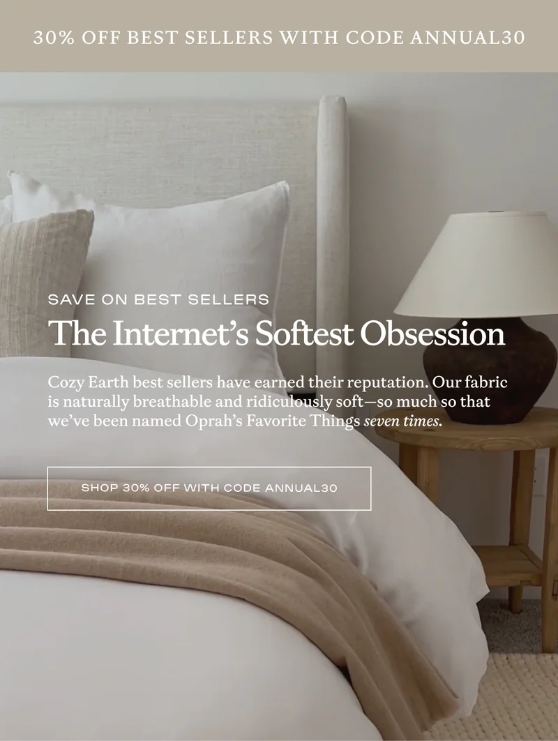 The internet's softest obession: shop 30% off best sellers with code ANNUAL30