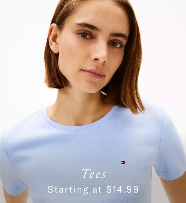 Tees starting at $14.99