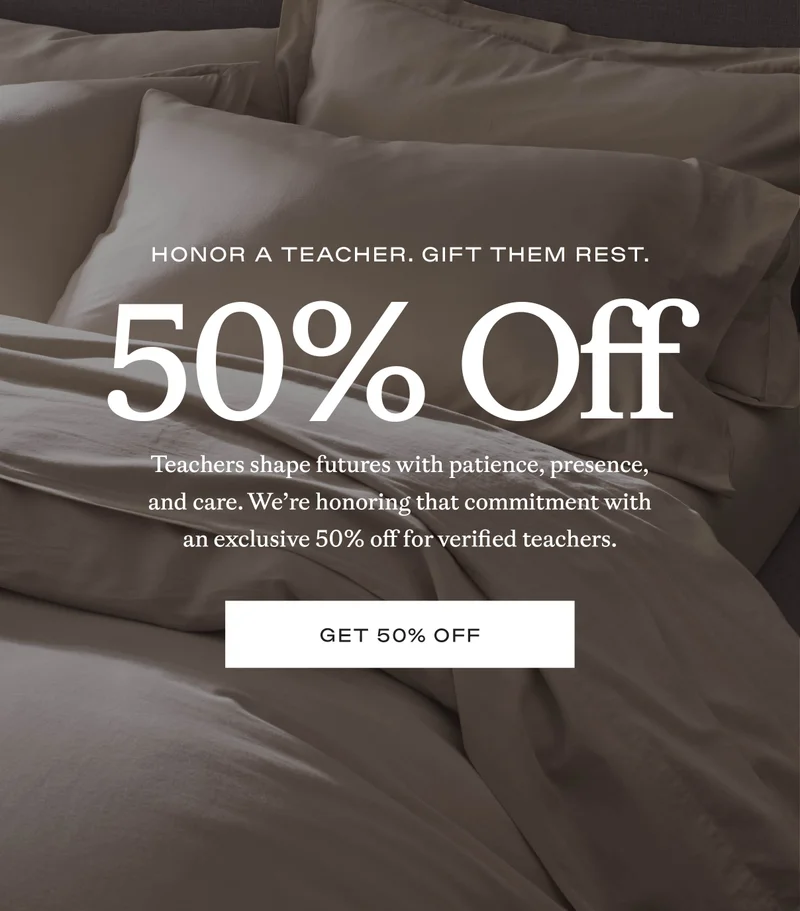 Get 50% Off - Teachers