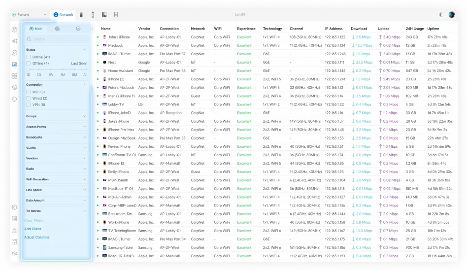 All-New Client Table