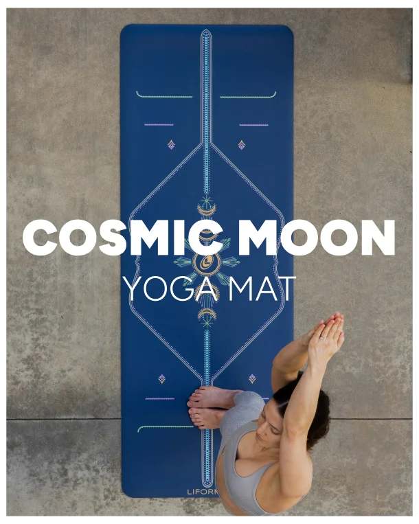 Cosmic Moon Yoga Mat