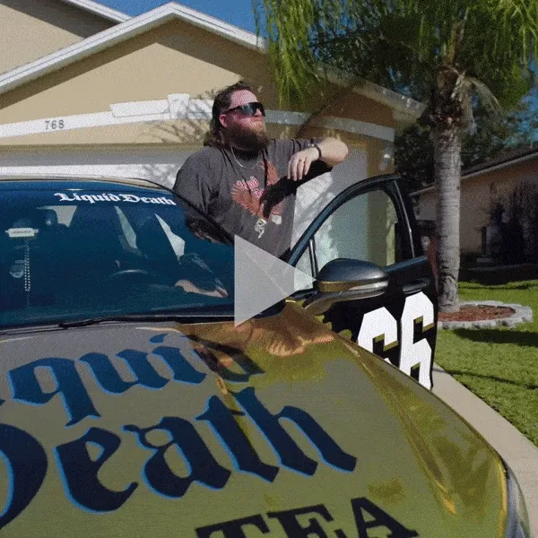 Liquid Death x NASCAR
