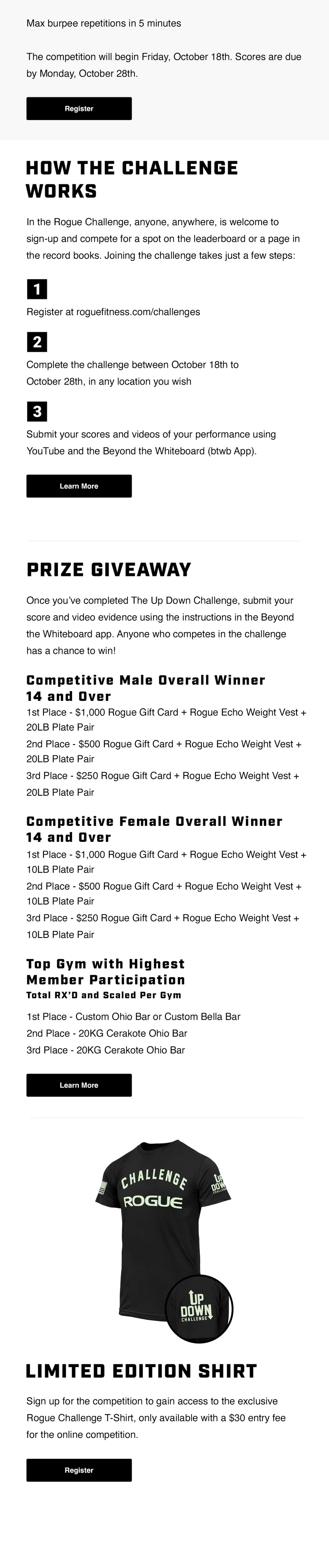 Up Down Challenge - Register Now Up Down Challenge - Register Now