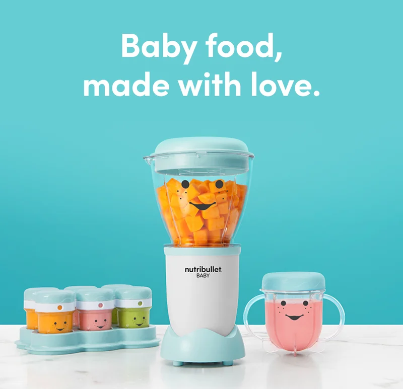 nutribullet Baby products on the countertop