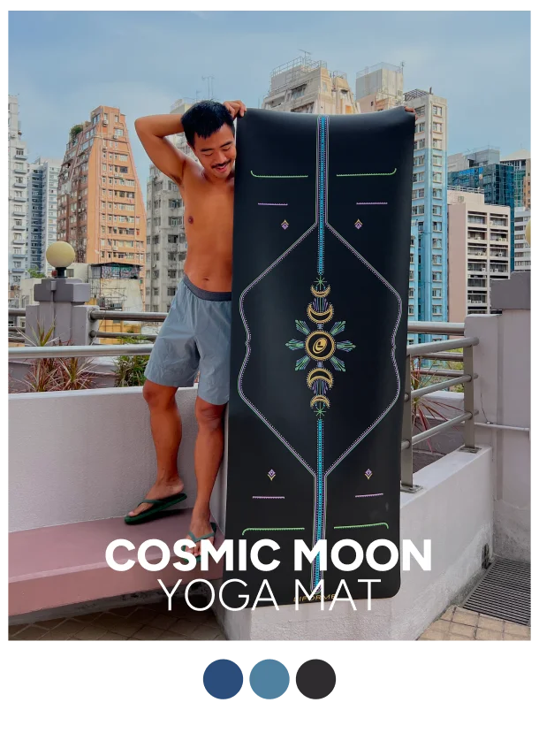 Cosmic Moon Yoga Mat