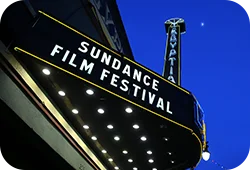 Sundance Film Festival marquee at the Egyptian Theater.