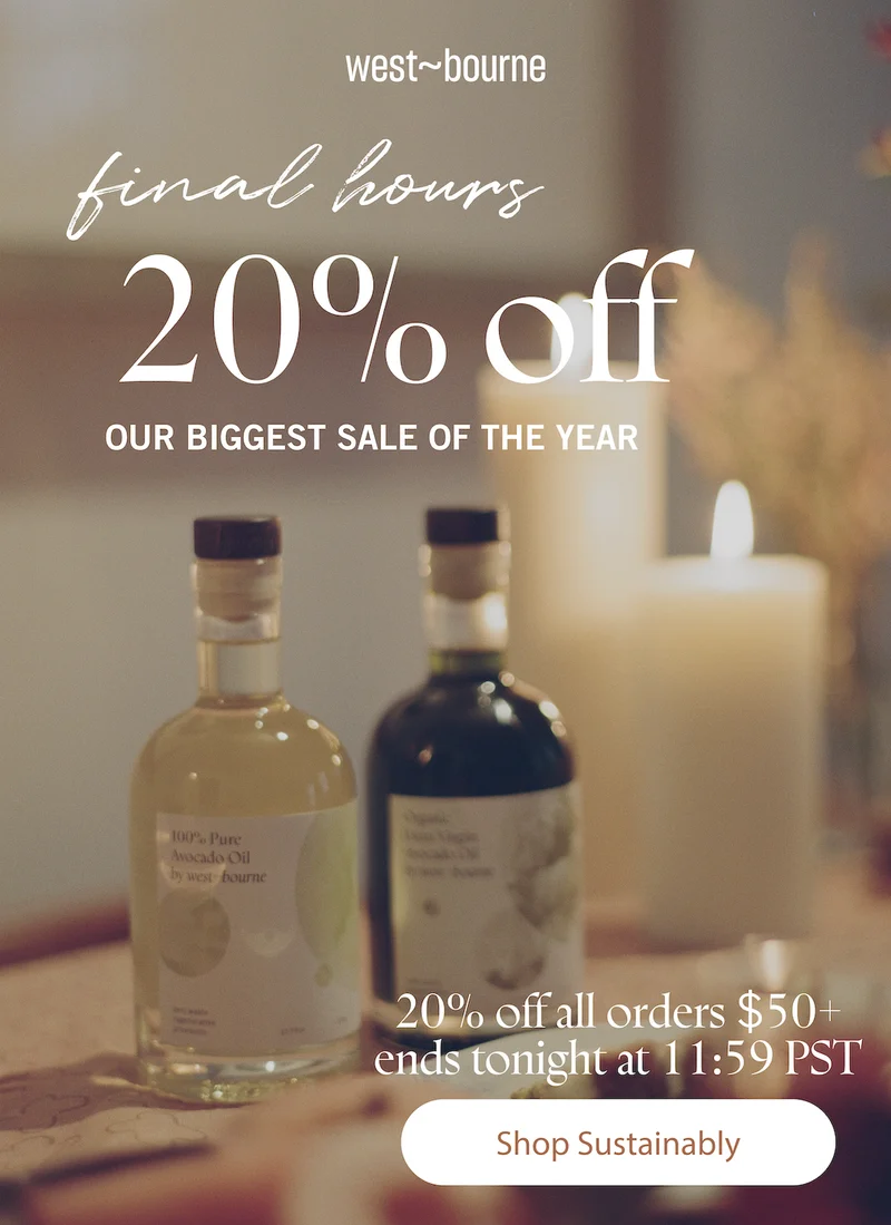 20% OFF ends tonight