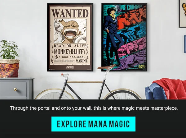 Through the portal and onto your wall, this is where magic meets masterpiece: Explore Mana Magic