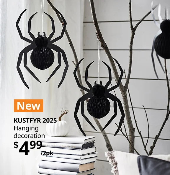 New KUSTFYR 2025 Hanging decoration $4.99/2pk