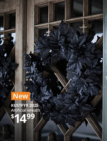 New KUSTFYR 2025 Artificial wreath $14.99