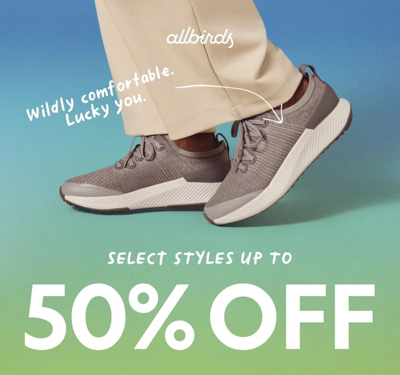 Up To 50% OFF Selected Styles