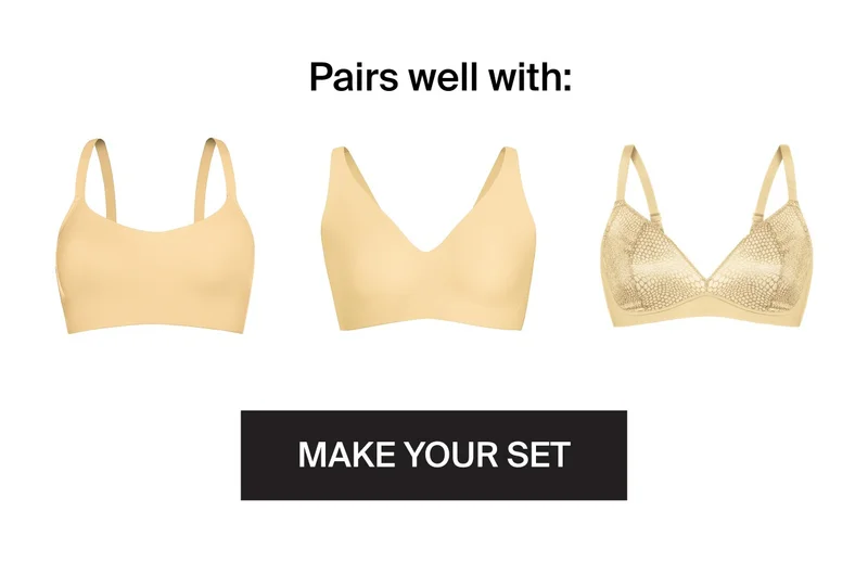 Or begin at the bottom. Essential Mesh Bikini. As seen on @brittneecblair. SHOP NOW.