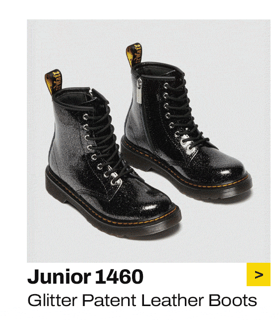 Junior 1460 Glitter Patent Leather Boots