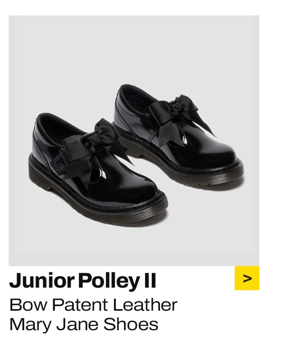 Junior Polley II Bow Patent Leather Mary Jane Shoes